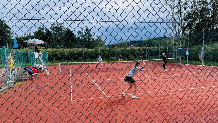 Spielszene während des ITF-Turniers